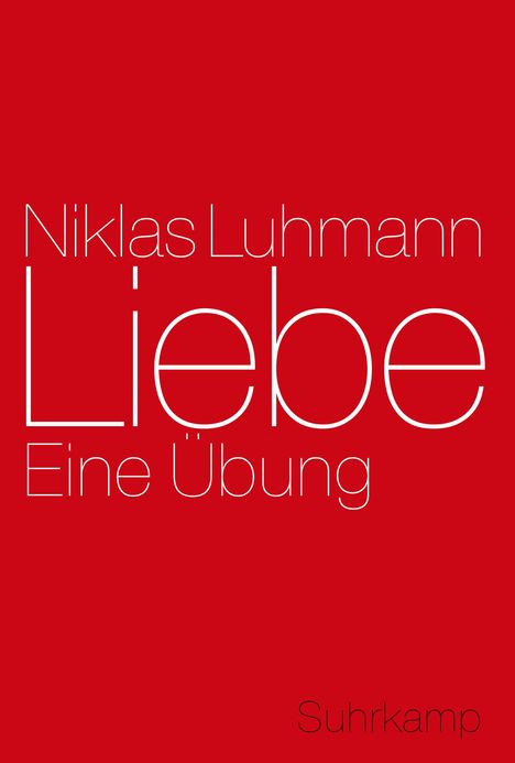 Niklas Luhmann: Liebe, Buch