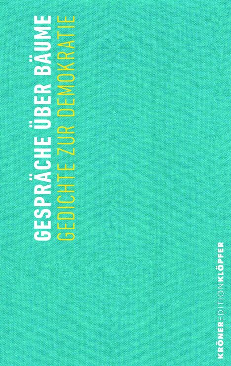 Gespräche über Bäume, Buch