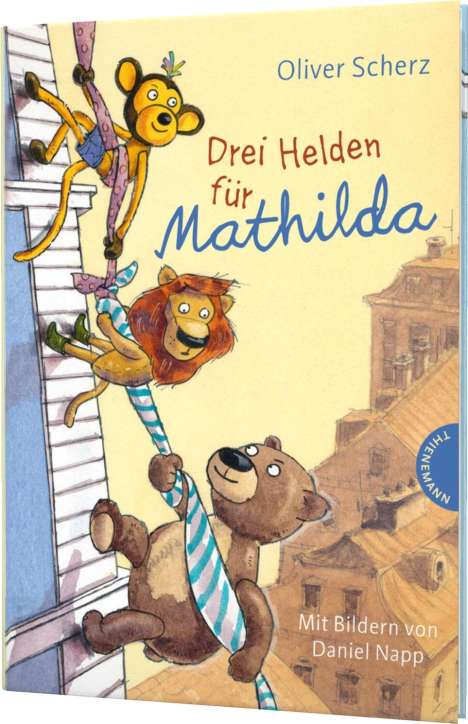 Oliver Scherz: Drei Helden für Mathilda, Buch