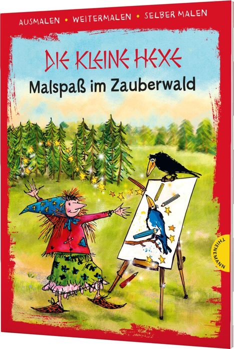 Otfried Preußler: Die kleine Hexe (Ausmalen, weitermalen, selber malen), Buch