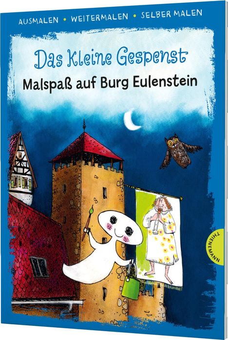 Otfried Preußler: Das kleine Gespenst. Malspaß auf Burg Eulenstein (Ausmalen, weitermalen, selber malen), Buch