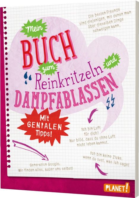 Bettina Domzalski: Mein Buch zum Reinkritzeln und Dampfablassen - mit genialen Tipps, Buch