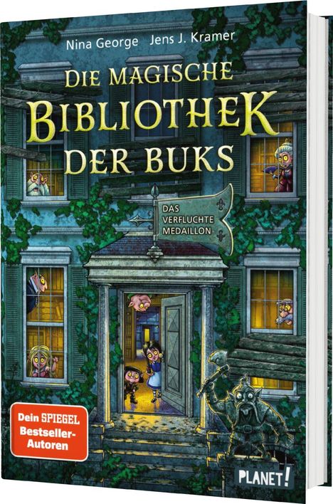 Nina George: Die magische Bibliothek der Buks 2: Das verfluchte Medaillon, Buch