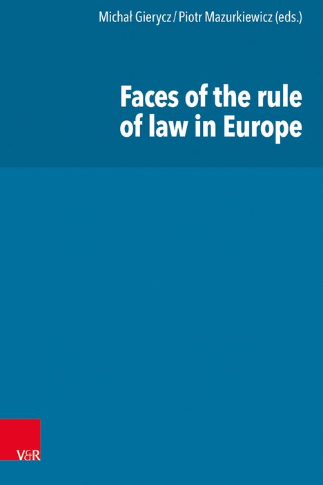 Faces of the rule of law in Europe, Buch