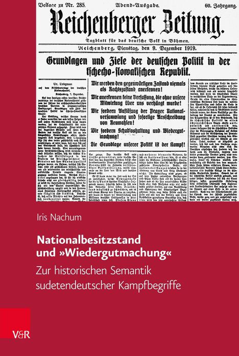Iris Nachum: Nachum, I: Nationalbesitzstand und »Wiedergutmachung«, Buch