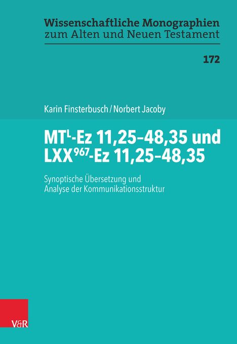 Karin Finsterbusch: MTL-Ez 11,25-48,35 und LXX967-Ez 11,25-48,35, Buch