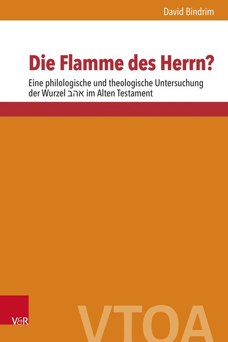 David Bindrim: Die Flamme des Herrn?, Buch