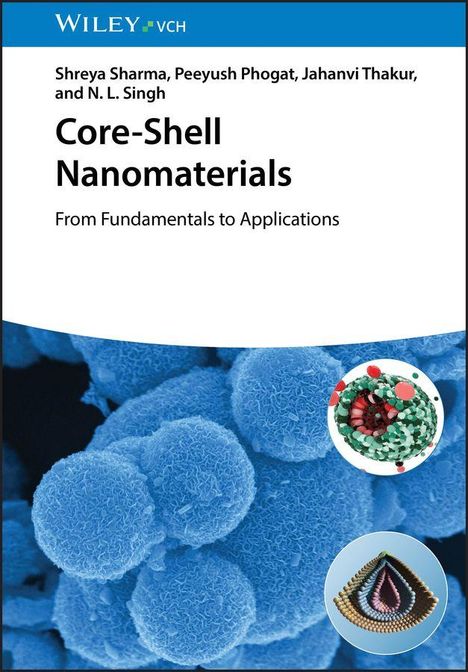 Buchtitel: "Core-Shell Nanomaterials: From Fundamentals to Applications". Autoren: Shreya Sharma et al. Bild: Nanostruktur.