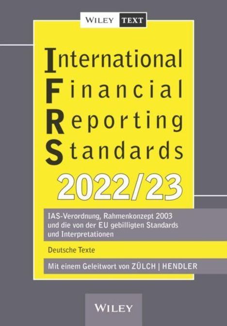 Henning Zülch: Zülch, H: International Financial Reporting Standards 22/23, Buch