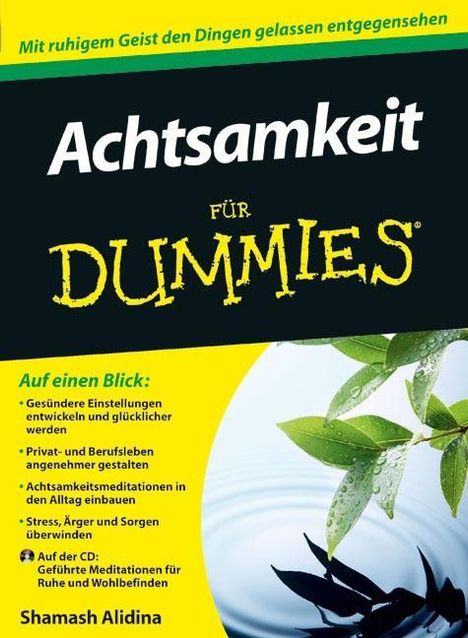 Shamash Alidina: Achtsamkeit für Dummies, m. Audio-CD, Buch