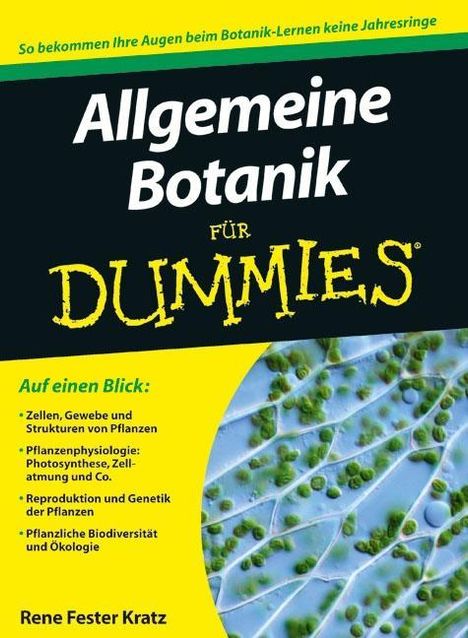 Rene Fester Kratz: Kratz, R: Allgemeine Botanik für Dummies, Buch