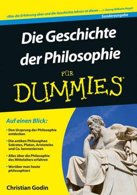 Christian Godin: Die Geschichte der Philosophie für Dummies, Buch