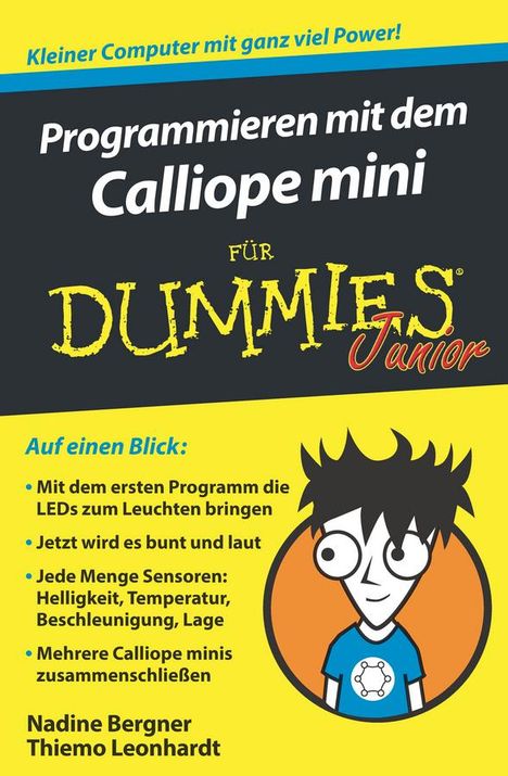 Nadine Bergner: Programmieren mit dem Calliope mini für Dummies Junior, Buch