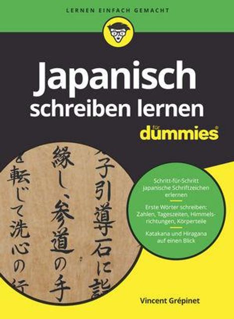 Vincent Grépinet: Japanisch schreiben lernen für Dummies, Buch