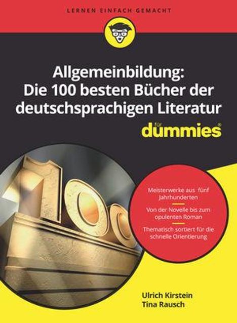 Ulrich Kirstein: Allgemeinbildung: Die 100 besten Bücher der deutschsprachigen Literatur für Dummies, Buch