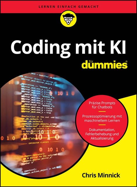 Chris Minnick: Coding mit KI für Dummies, Buch