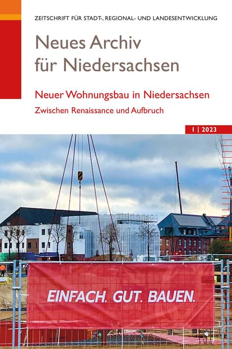 Neues Archiv für Niedersachsen 1.2023, Buch