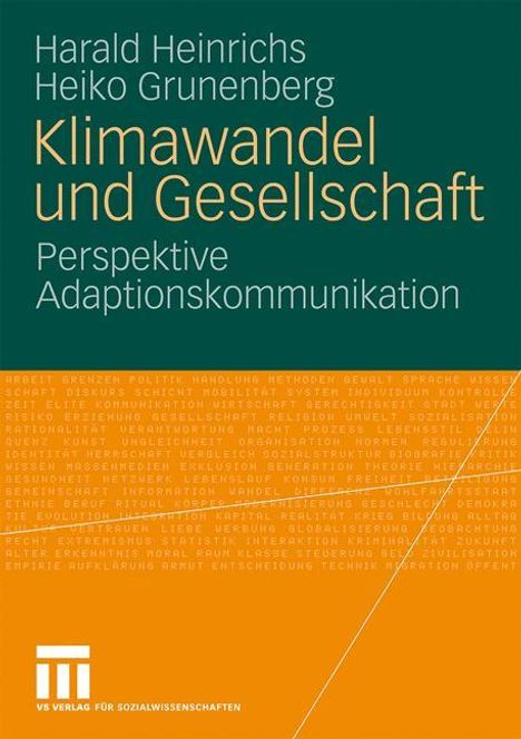 Heiko Grunenberg: Klimawandel und Gesellschaft, Buch