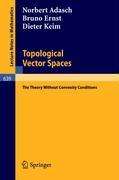 Norbert Adasch: Topological Vector Spaces, Buch