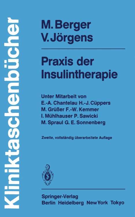 Michael Berger: Praxis der Insulintherapie, Buch