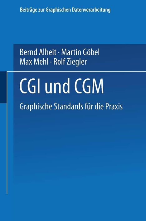 Bernd Alheit: CGI und CGM, Buch
