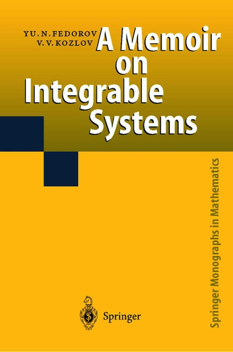 Yuri Fedorov: A Memoir on Integrable Systems, Buch