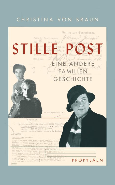 Christina Von Braun: Stille Post, Buch