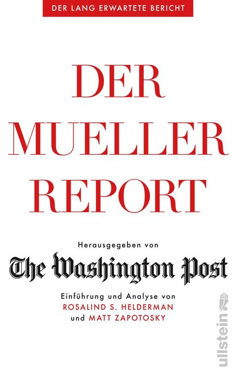 The Washington Post: Washington Post: Mueller-Report, Buch