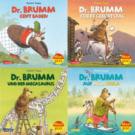 Daniel Napp: Maxi-Pixi-4er-Set 91: Neues von Dr. Brumm (4x1 Exemplar), Buch