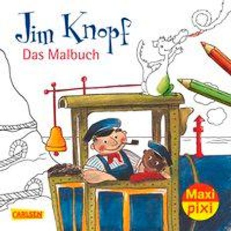 Michael Ende: Maxi Pixi 269: VE 5 Jim Knopf Malbuch (5 Exemplare), Buch