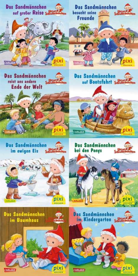 Simone Nettingsmeier: Pixi-Serie 265: Das Sandmännchen unterwegs (8x8 Exemplare), Buch