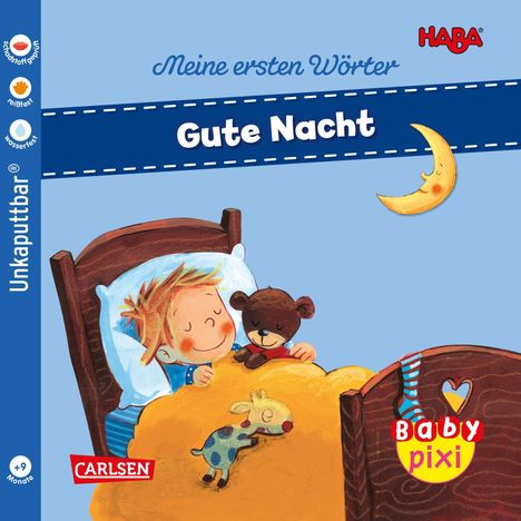 Baby Pixi (unkaputtbar) 88: VE 5 HABA Erste Wörter: Gute Nacht (5 Exemplare), Buch