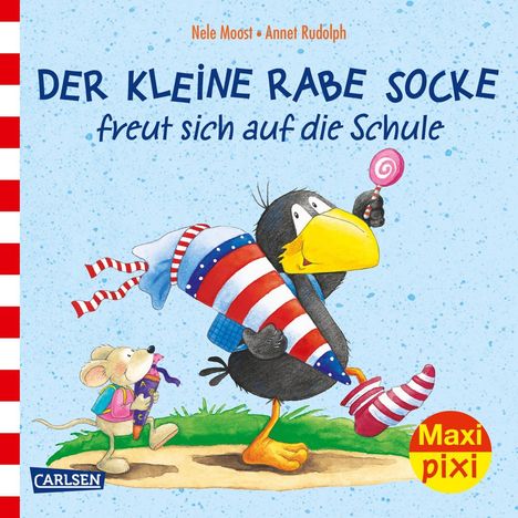 Nele Moost: Maxi Pixi 315: VE 5 Rabe Socke freut sich auf die Schule (5 Exemplare), Diverse