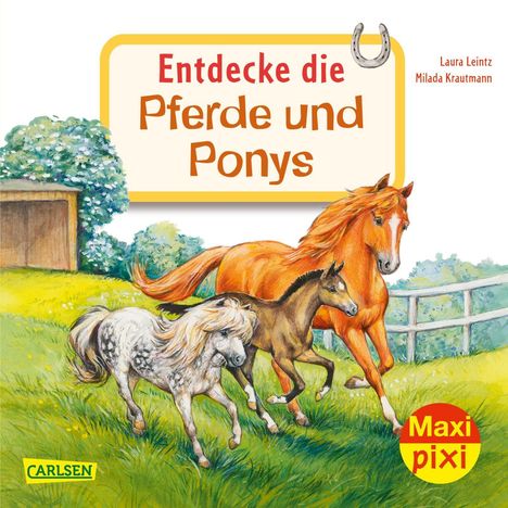 Laura Leintz: Maxi Pixi 342: VE 5: Entdecke die Pferde und Ponys (5 Exemplare), Buch