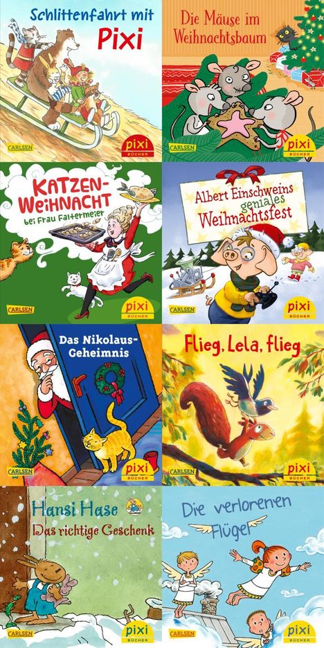 Pixi-Weihnachts-Box 36: Weihnachtszeit mit Pixi (8x8 Exemplare), Diverse