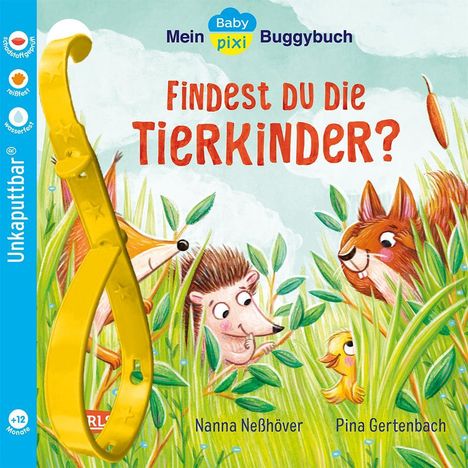 Nanna Neßhöver: Baby Pixi (unkaputtbar) 143: Mein Baby-Pixi-Buggybuch: Findest du die Tierkinder?, Buch