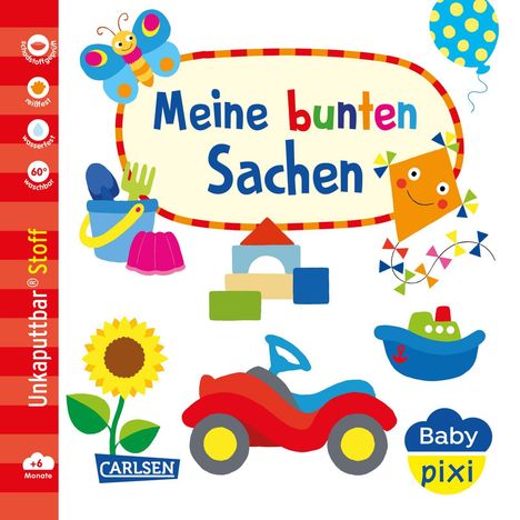 Baby Pixi (unkaputtbar) 166: Baby Pixi Stoff: Meine bunten Sachen, Buch