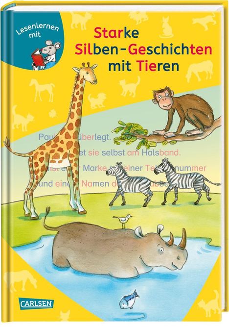 Ulrike Barzik: LESEMAUS zum Lesenlernen Sammelbände: Starke Silben-Geschichten mit Tieren zum Lesenlernen, Buch