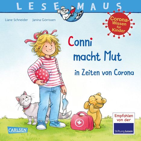 Liane Schneider: LESEMAUS 186: Conni macht Mut in Zeiten von Corona, Buch