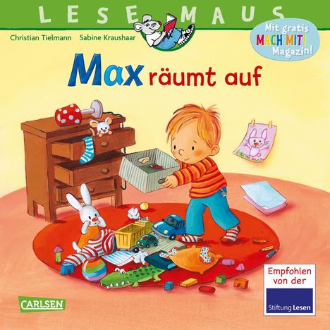 Christian Tielmann: LESEMAUS 119: Max räumt auf, Buch