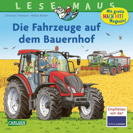 Christian Tielmann: LESEMAUS 187: Die Fahrzeuge auf dem Bauernhof, Buch