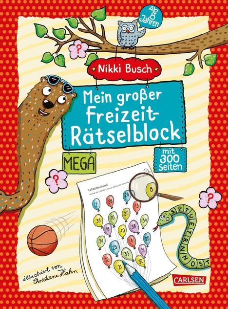 Nikki Busch: Mein großer Freizeit-Rätselblock, Buch