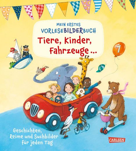 Günther Jakobs: Mein erstes Vorlese-Bilder-Buch: Tiere, Kinder, Fahrzeuge und noch viel mehr, Buch