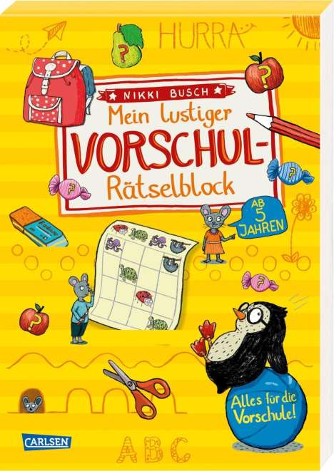 Nikki Busch: Mein lustiger Vorschul-Rätselblock, Buch