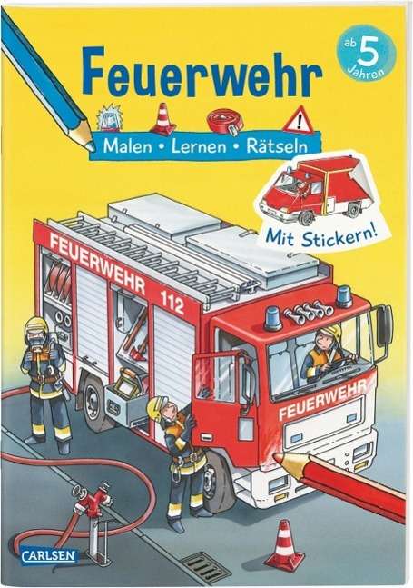 Ilka Schröder: Schröder, I: Feuerwehr: Malen Lernen Rätseln, Buch