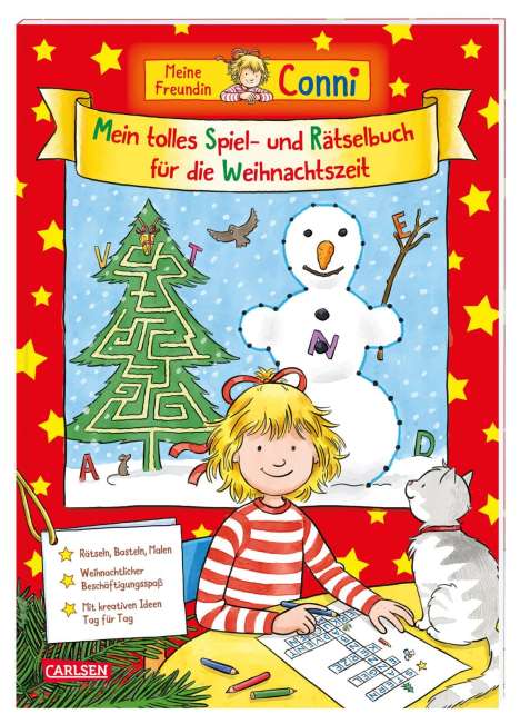 Hanna Sörensen: Conni Gelbe Reihe (Beschäftigungsbuch): Mein tolles Spiel- und Rätselbuch für die Weihnachtszeit, Buch