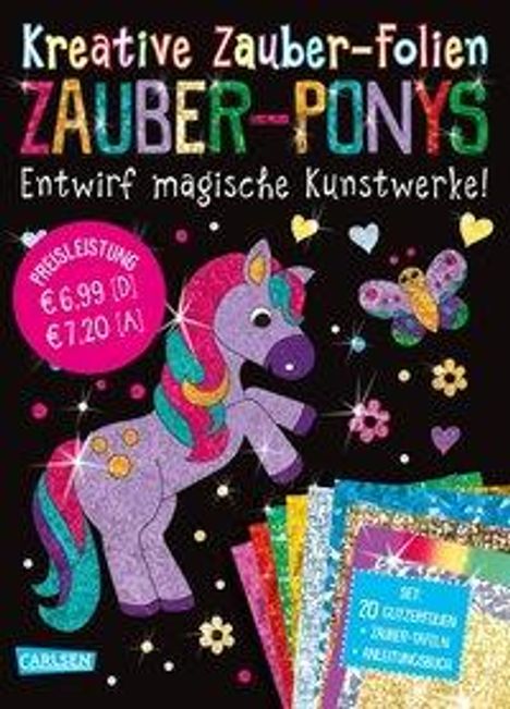 Anton Poitier: Poitier, A: Kreative Zauber-Folien: Zauber-Ponys: Set mit 10, Buch