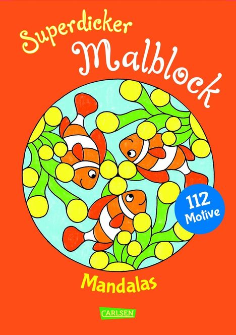 Superdicker Malblock: Mandalas, Buch