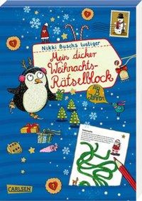 Nikki Busch: Mein dicker Weihnachts-Rätselblock, Buch