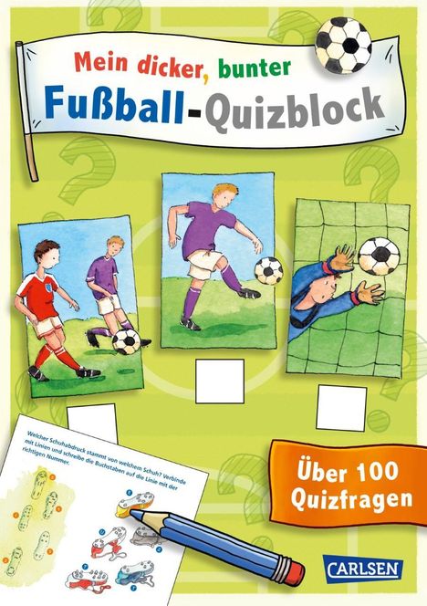 Julia Hofmann: Hofmann, J: Mein dicker, bunter Fußball-Quizblock, Buch